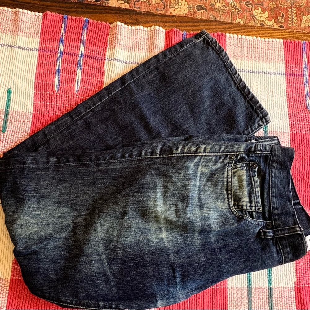 Express Dark Wash Bootcut Jeans